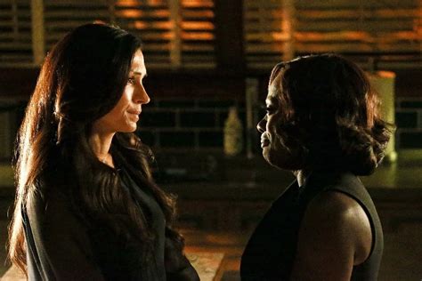 Viola Davis, Famke Janssen Interracial Scene in How To Get ...